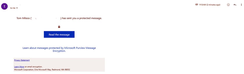 microsoft outlook unable to send encrypted email